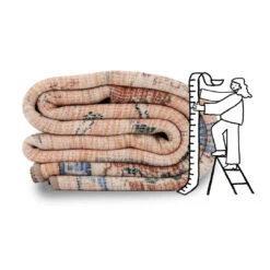 Soft Washable Multicolour Vintage Rug - Amelia -Kukoon Rugs Store 010110 Soft Washable Campaign Folded Rugs Web Graphics Amelia