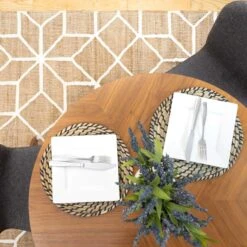 Beige Geometric Natural Jute Area Rug - Fretwork -Kukoon Rugs Store 010DB393 C96F 47F5 B736 68A000738FEF 20 1 5B3 5D