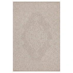 Vintage Medallion Outdoor Rug - Galega -Kukoon Rugs Store 01155H EAD CREAMCREAM12 WEISS E0N00 1021 CREAM 1 sq copy