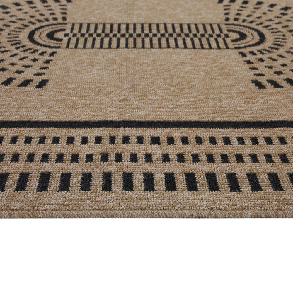 Jute Tone Aztec Outdoor Rug - Prele 6 Jute Tone Aztec Outdoor Rug - Prele - Image 4