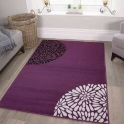 Purple And Black Modern Rug -Kukoon Rugs Store 1366 H33 Marketplace Shot2jpg