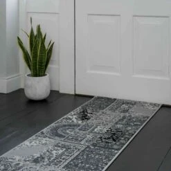 Black Grey Traditional Patchwork Living Room Rug 12 Black Grey Traditional Patchwork Living Room Rug -Kukoon Rugs Store 1572 ws22 20room 20viewjpg 5B3 5D