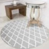 Round Circle Trellis Grey Rug -Kukoon Rugs Store 1799 Circle Drop In Grey Round Rug 2jpg f8379088 c064 4bc9 8f1a a1df49237a85