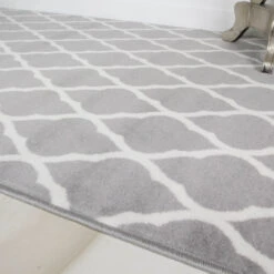 Extra Large Grey Trellis Rug 13 Extra Large Grey Trellis Rug -Kukoon Rugs Store 1799 HS22 Milan Above Grey Trellis Monochrome Hallway Large Small Living Room Rug Mat Affordable Cheap Rugs 20 20Copy 5B5 5D