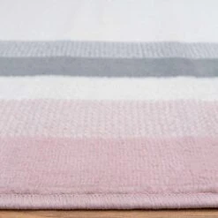 Pink Grey Bordered Framed Living Room Rug -Kukoon Rugs Store 3642 GB43 Insta Customer Pic 3 5B5 5D