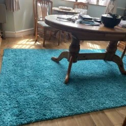 Super Soft Teal Blue Shaggy Rug -Kukoon Rugs Store 6b3439bf f5ba 4784 bf5c 0bf667f0df1f