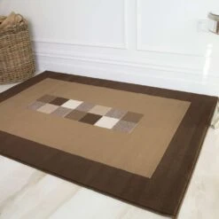 Brown Living Room Geometric Rug -Kukoon Rugs Store 777 S42 Marketplace Shotjpg 5B1 5D