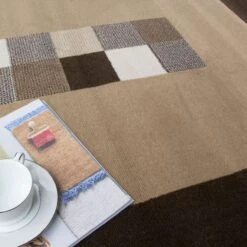 Brown Living Room Geometric Rug -Kukoon Rugs Store 777 S42 Marketplace Shotjpg 5B5 5D