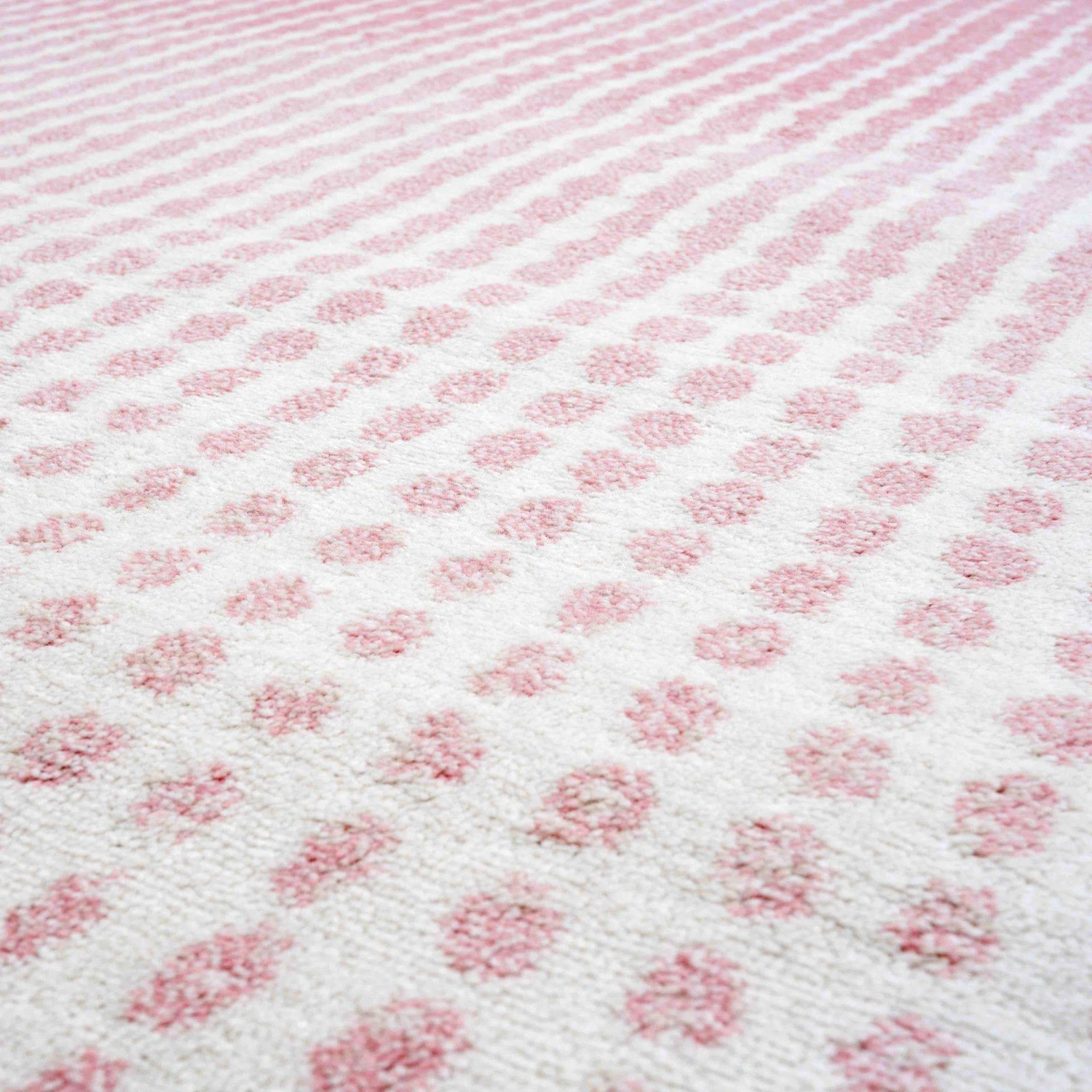 Modern Blush Spotted Ombre Effect Runner Rug - Dottie 4 Modern Blush Spotted Ombre Effect Runner Rug - Dottie - Image 2