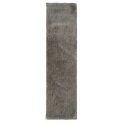 Premium Grey Shaggy Runner Rug - Dove