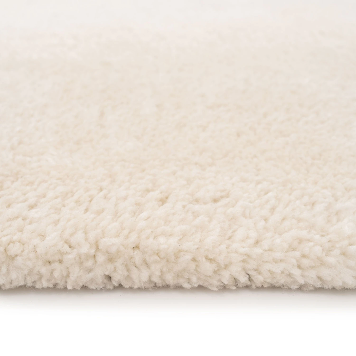 Premium Cream Shaggy Circle Rug - Lace 4 Premium Cream Shaggy Circle Rug - Lace - Image 2