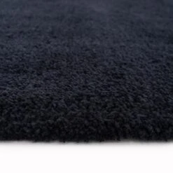 Navy Blue Shaggy Rug -Kukoon Rugs Store Amore midnight navy 01137