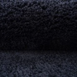 Premium Navy Shaggy Rug - Midnight Navy -Kukoon Rugs Store Amore midnight navy 01157