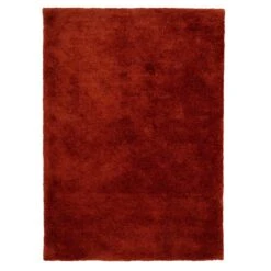 Premium Terracotta Shaggy Rug - Sienna 23 Premium Terracotta Shaggy Rug - Sienna -Kukoon Rugs Store Amore sienna 04396 overhead
