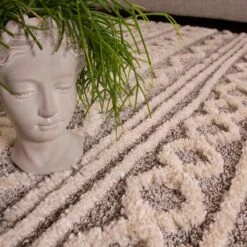 Grey Cream Aztec Runner Rug -Kukoon Rugs Store Ashbee Fable Grey Room 1 Grey Cream Soft Scandi Boho Hygge Living Room Rug Runner Mat Large Small zpsdi3cwhnk 5B5 5D