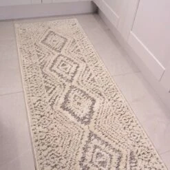 Grey Scandi Trellis Rug -Kukoon Rugs Store Ashbee Hazy Grey Room 2 Grey Cream Soft Scandi Boho Hygge Living Room Rug Runner Mat Large Small zpsztjyr0ag 5B5 5D