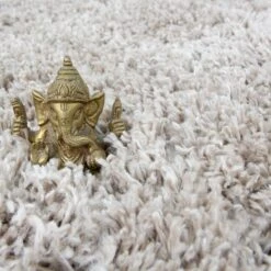 Super Soft Luxury Beige Shaggy Rug -Kukoon Rugs Store Aspen Beige Pile Luxury Thick Taupe Shaggy Rugs