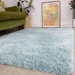 Super Soft Luxury Duck Egg Shaggy Rug 10 Super Soft Luxury Duck Egg Shaggy Rug -Kukoon Rugs Store Aspen Duck 20Egg Above Luxury Thick Blue Shaggy Rugs 2 5B1 5D