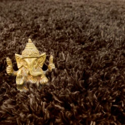 Super Soft Luxury Brown Shaggy Rug -Kukoon Rugs Store Aspen Slate Pile Luxury Thick brown Shaggy Rugs copy for web