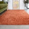 Super Soft Luxury Terracotta Shaggy Rug
