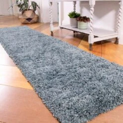 Super Soft Luxury Blue Shaggy Runner Rug 9 Super Soft Luxury Blue Shaggy Runner Rug -Kukoon Rugs Store Aspen 20RUNlk 20 45 5B1 5D