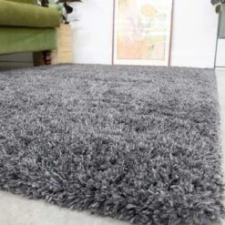 Super Soft Luxury Grey Shaggy Runner Rug 12 Super Soft Luxury Grey Shaggy Runner Rug -Kukoon Rugs Store Aspen 20RUNlk 20 71 5B4 5D