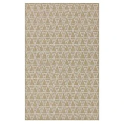 Cream Geometric Outdoor Rug - Banyan 10 Cream Geometric Outdoor Rug - Banyan -Kukoon Rugs Store Banyan Cream 01909A SHP LBEIGEWEISS31 5068 L BEIGE 1 copy copy