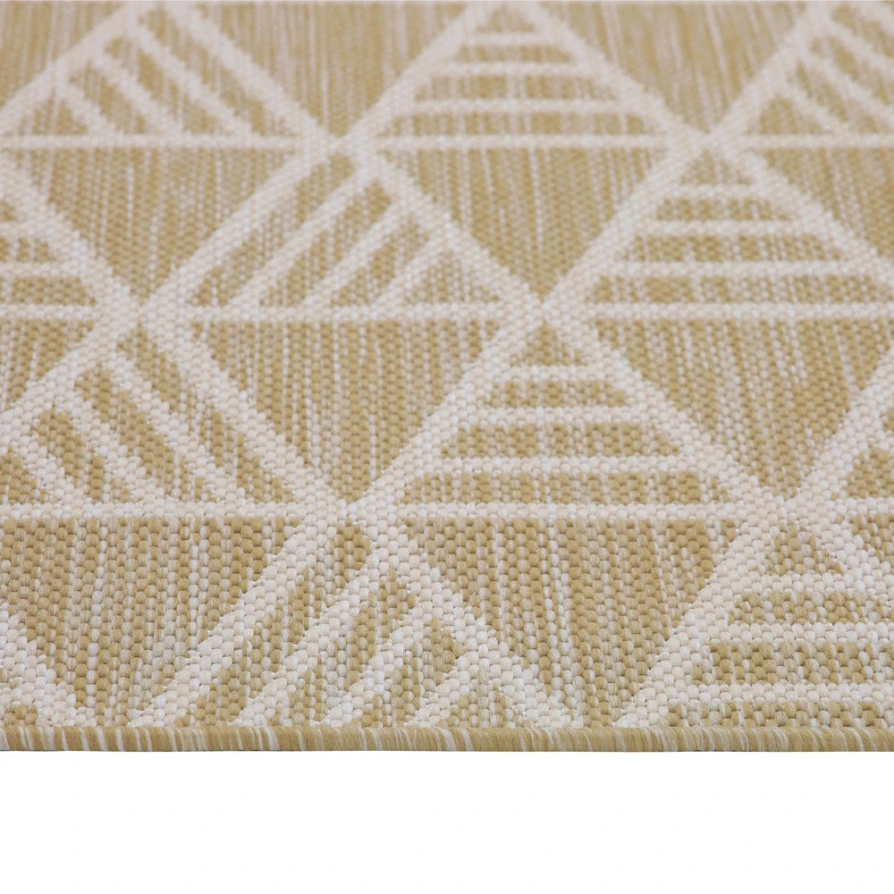 Cream Geometric Outdoor Rug - Banyan 6 Cream Geometric Outdoor Rug - Banyan - Image 4