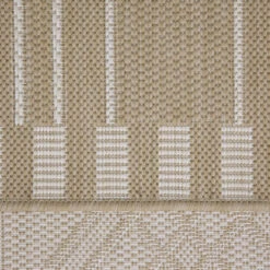 Cream Modern Geometric Outdoor Rug - Basata -Kukoon Rugs Store Basata Beige 09132D SBM NATURALWEISS31 5037 NATURAL 4