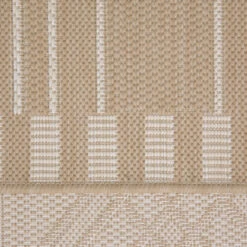 Cream Modern Geometric Area Rug - Basata -Kukoon Rugs Store Basata Beige 09132D SBM NATURALWEISS31 5037 NATURAL 4 copy