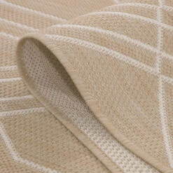 Cream Modern Geometric Area Rug - Basata -Kukoon Rugs Store Basata Beige 09132D SBM NATURALWEISS31 5037 NATURAL 5 copy