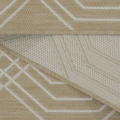 Cream Modern Geometric Outdoor Rug - Basata -Kukoon Rugs Store Basata Beige 09132D SBM NATURALWEISS31 5037 NATURAL 6