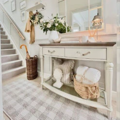 Chunky Beige Wool Style Rug - Etta -Kukoon Rugs Store BouclairEtta