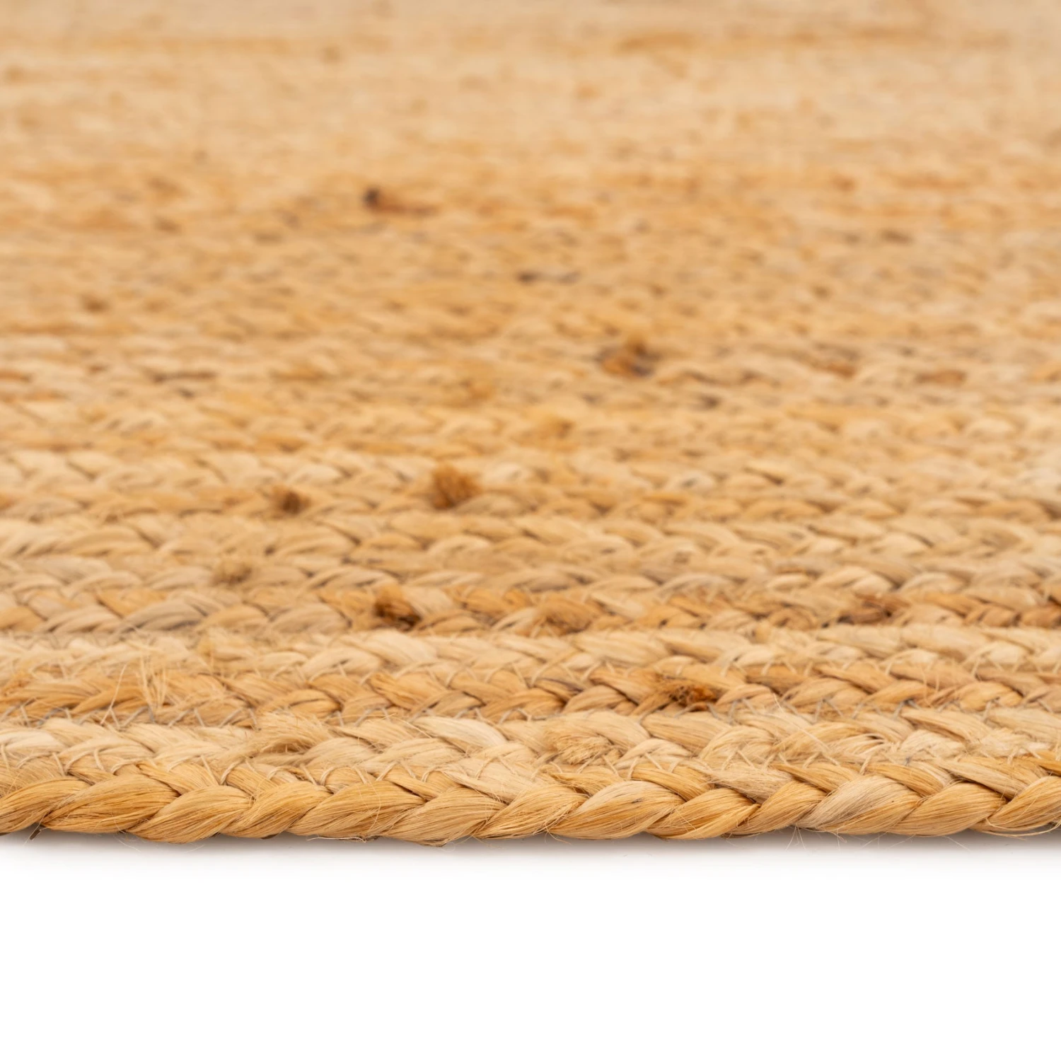 Natural Rustic Braided Jute Rug - Althea 8 Natural Rustic Braided Jute Rug - Althea - Image 7