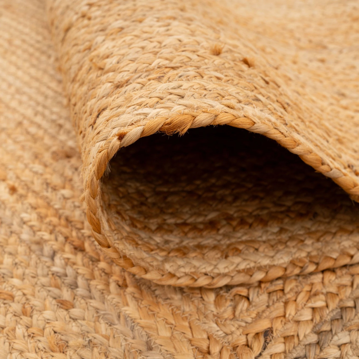 Natural Rustic Braided Jute Rug - Althea 10 Natural Rustic Braided Jute Rug - Althea - Image 9