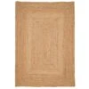 Natural Rustic Braided Jute Rug - Althea -Kukoon Rugs Store Braided jute althea 04493 overhead