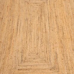 Natural Rounded Edge Jute Rug - Casper -Kukoon Rugs Store Braided jute casper 02054