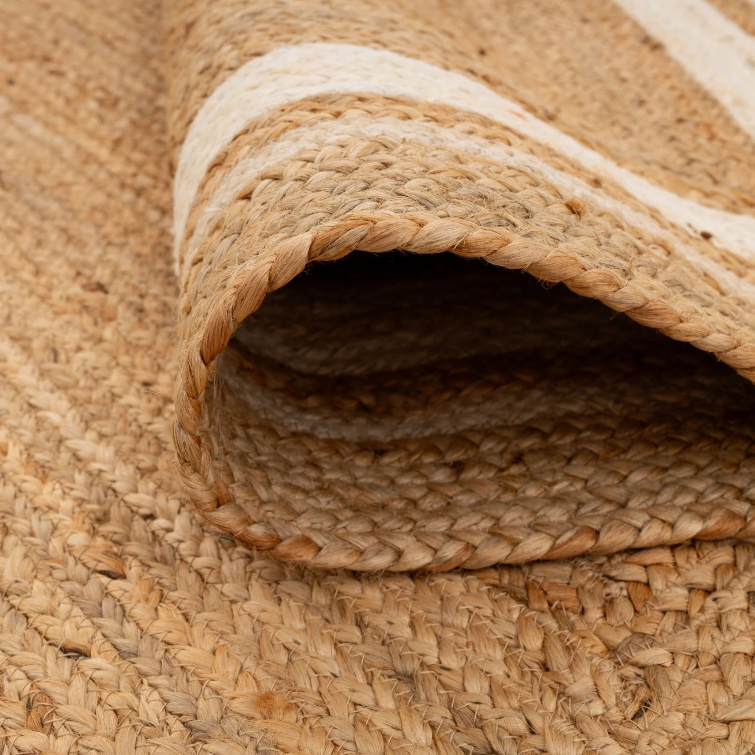 Natural Bordered Jute Rug - Laurel 11 Natural Bordered Jute Rug - Laurel - Image 10