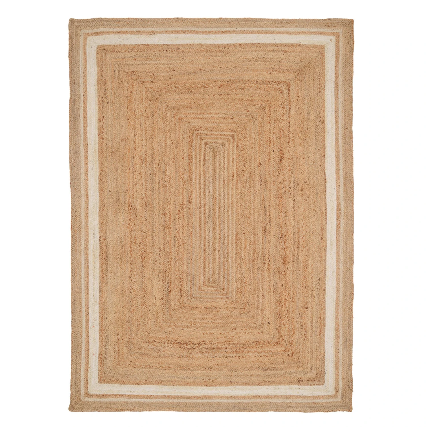 Natural Bordered Jute Rug - Laurel 2 Natural Bordered Jute Rug - Laurel