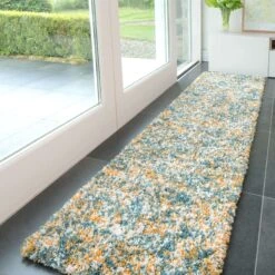 Soft Mottled Multicolour Shaggy Runner Rug -Kukoon Rugs Store Camberley 20Mottled 20Shaggy 20Rug 20 124 5B1 5D