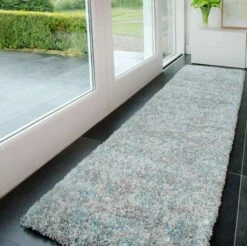 Soft Mottled Duck Egg Shaggy Runner Rug -Kukoon Rugs Store Camberley 20Mottled 20Shaggy 20Rug 20 55 5B1 5D