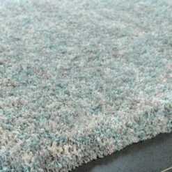 Soft Mottled Duck Egg Shaggy Runner Rug -Kukoon Rugs Store Camberley 20Mottled 20Shaggy 20Rug 20 55 5B2 5D