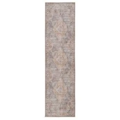 Washable Blue Vintage Runner - Serene -Kukoon Rugs Store Caoimhe Serene Overhead RRL SQ