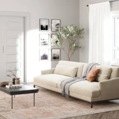 Washable Terracotta Vintage Rug - Sisu -Kukoon Rugs Store Caoimhe Sisu room web living room