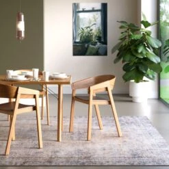 Washable Terracotta Vintage Rug - Wander -Kukoon Rugs Store Caoimhe wander web room dining