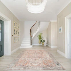 Washable Terracotta Vintage Rug - Sisu -Kukoon Rugs Store CaoimheSisuroomRugweb05