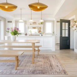 Washable Grey Blue Vintage Rug - Roam -Kukoon Rugs Store Caoimhe Roam Kitchen Rug web1 d225bfb5 4312 4f39 8eac 2ac8bfd75c12