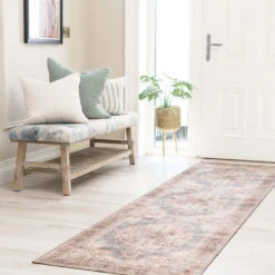 Washable Blue Heritage Runner - Sonder 13 Washable Blue Heritage Runner - Sonder -Kukoon Rugs Store Caoimhe Sonder Runner Rug web12