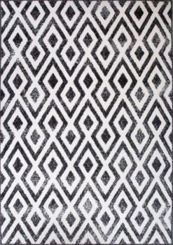 Geometric Black Ombre Runner Rug -Kukoon Rugs Store ENZO 20RUNNER 201A 20 62 5B4 5D
