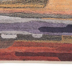 Washable Multicolour Kitchen Mat - Blur -Kukoon Rugs Store Everyday Blur Detail 2